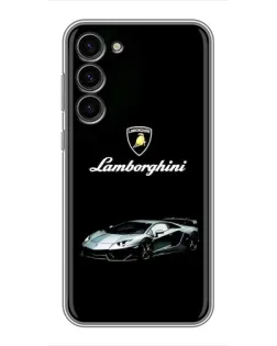 Чохол для Samsung Galaxy S23 Plus з картинкою «Логотип Lamborghini класика»