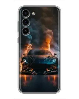 Чохол для Samsung Galaxy S23 Plus з картинкою «Lamborghini димна естетика»
