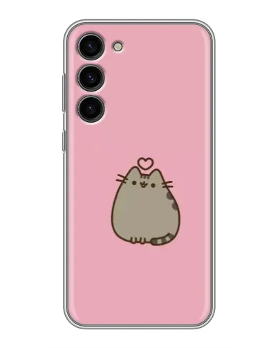 Чехол для Samsung Galaxy S23 Plus с картинкой «Pusheen сердце» Чехол для Samsung Galaxy S23 Plus с картинкой «Pusheen сердце»