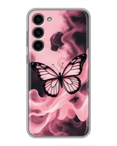 Чехол для Samsung Galaxy S23 Plus с картинкой «Бабочка в дыму»