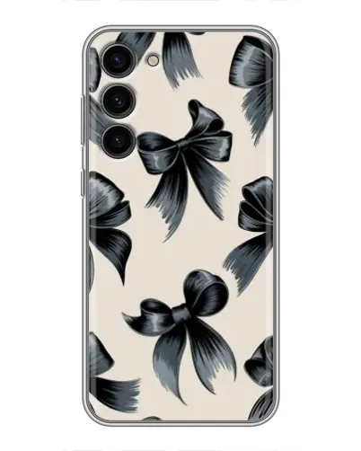 Чехол для Samsung Galaxy S23 Plus с картинкой «Банты Coquette»