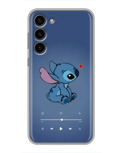 Чехол для Samsung Galaxy S23 Plus с картинкой «Музыкальный Stitch»