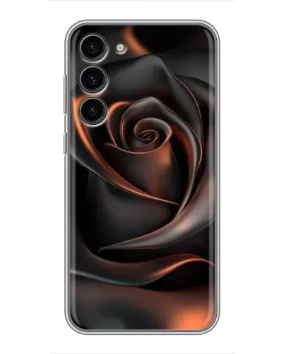 Чехол для Samsung Galaxy S23 Plus с картинкой «Шелковая черная роза» Чехол для Samsung Galaxy S23 Plus с картинкой «Шелковая черная роза»