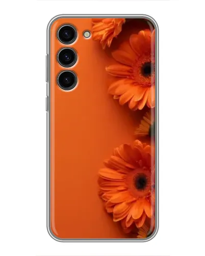 Чехол для Samsung Galaxy S23 Plus с картинкой «Оранжевые герберы» Чехол для Samsung Galaxy S23 Plus с картинкой «Оранжевые герберы»