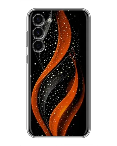 Чехол для Samsung Galaxy S23 Plus с картинкой «Огненная звездная волна»
