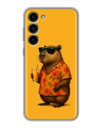 Чохол для Samsung Galaxy S23 Plus з картинкою «Капібара на відпочинку» Чохол для Samsung Galaxy S23 Plus з картинкою «Капібара на відпочинку»