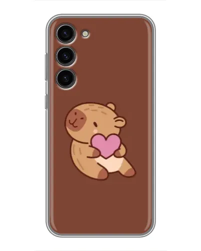 Чохол для Samsung Galaxy S23 Plus з картинкою «Капібара з серцем» Чохол для Samsung Galaxy S23 Plus з картинкою «Капібара з серцем»
