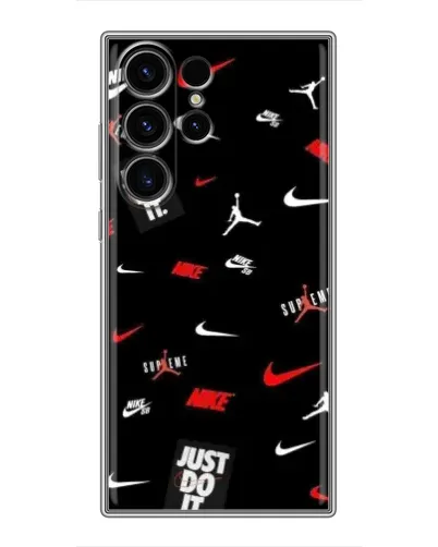 Чехол для Samsung Galaxy S23 Ultra с картинкой «Nike Mix Pattern» Чехол для Samsung Galaxy S23 Ultra с картинкой «Nike Mix Pattern»