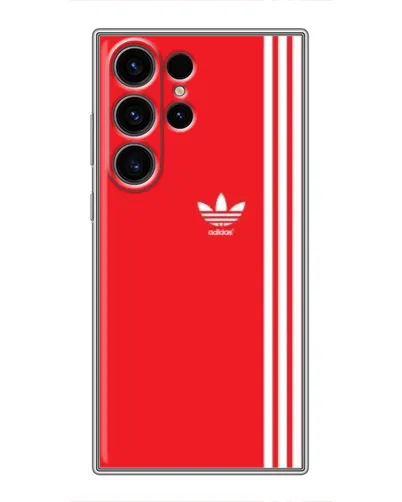 Чехол для Samsung Galaxy S23 Ultra с картинкой «Красный минимализм Adidas» Чехол для Samsung Galaxy S23 Ultra с картинкой «Красный минимализм Adidas»