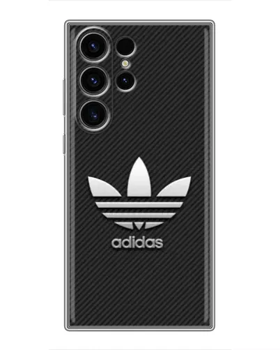 Чехол для Samsung Galaxy S23 Ultra с картинкой «Adidas Карбоновая текстура» Чехол для Samsung Galaxy S23 Ultra с картинкой «Adidas Карбоновая текстура»