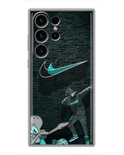 Чехол для Samsung Galaxy S23 Ultra с картинкой «Спортивный арт Nike» Чехол для Samsung Galaxy S23 Ultra с картинкой «Спортивный арт Nike»