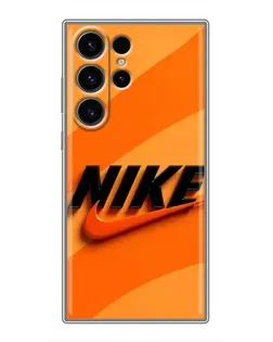 Чехол для Samsung Galaxy S23 Ultra с картинкой «Оранжевый драйв Nike» Чехол для Samsung Galaxy S23 Ultra с картинкой «Оранжевый драйв Nike»