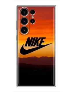 Чехол для Samsung Galaxy S23 Ultra с картинкой «Nike — вечерний горизонт»