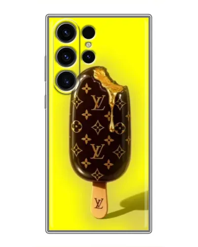 Чохол для Samsung Galaxy S23 Ultra з картинкою «Морозиво від LV»