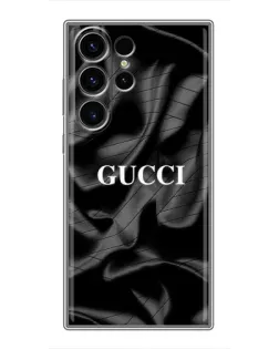 Чехол для Samsung Galaxy S23 Ultra с картинкой «Gucci — шелковые волны»