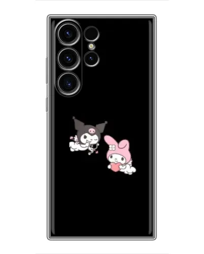 Чехол для Samsung Galaxy S23 Ultra с картинкой «My Melody и Kuromi»