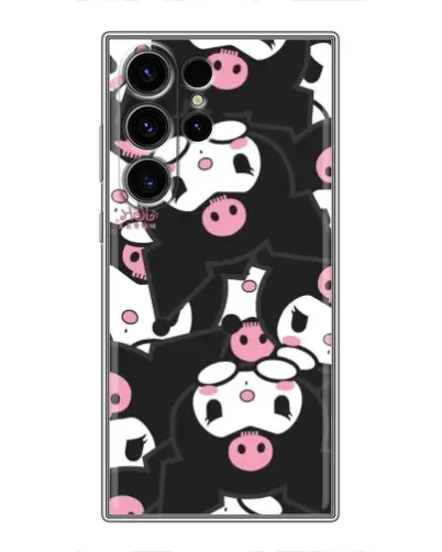 Чехол для Samsung Galaxy S23 Ultra с картинкой «Паттерн голов Куроми»