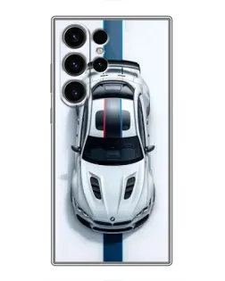 Чехол для Samsung Galaxy S23 Ultra с картинкой «Вид сверху — BMW M»