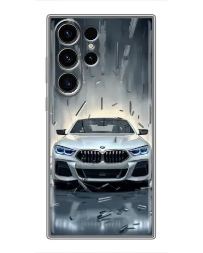 Чехол для Samsung Galaxy S23 Ultra с картинкой «BMW в свете фар» Чехол для Samsung Galaxy S23 Ultra с картинкой «BMW в свете фар»