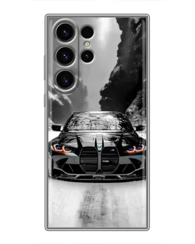 Чехол для Samsung Galaxy S23 Ultra с картинкой «BMW — акварельный дрифт» Чехол для Samsung Galaxy S23 Ultra с картинкой «BMW — акварельный дрифт»