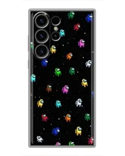 Чехол для Samsung Galaxy S23 Ultra с картинкой «Экипаж Among Us»