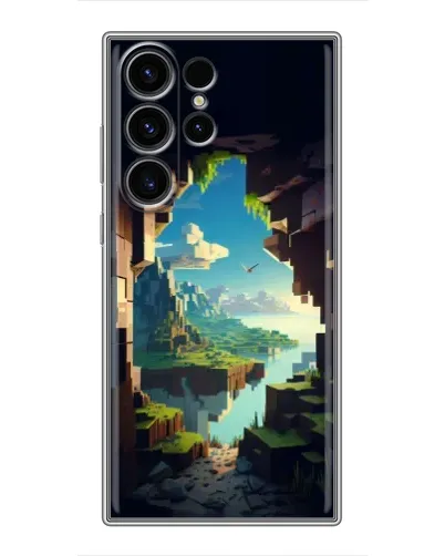 Чохол для Samsung Galaxy S23 Ultra з картинкою «Вид з печери»