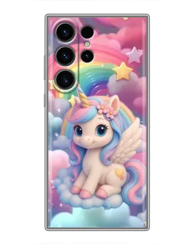 Чехол для Samsung Galaxy S23 Ultra с картинкой «Маленький единорог»