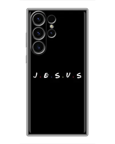 Чехол для Samsung Galaxy S23 Ultra с картинкой «Точки веры J.E.S.U.S.»