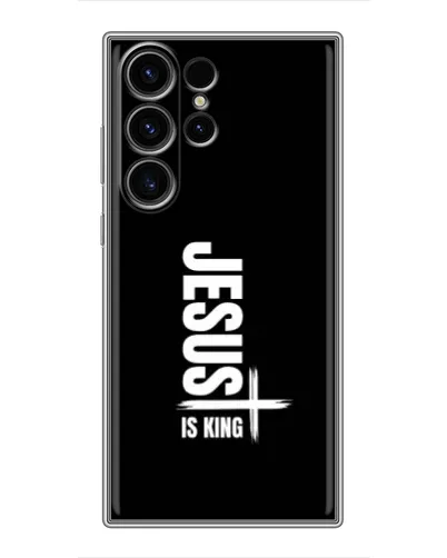 Чехол для Samsung Galaxy S23 Ultra с картинкой «Вертикаль веры Jesus»