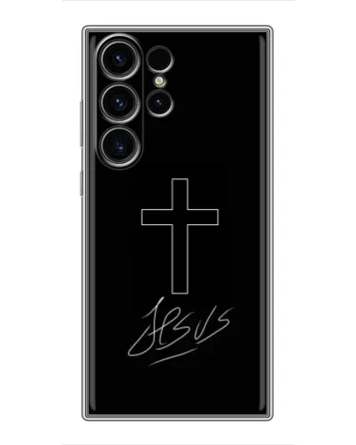 Чохол для Samsung Galaxy S23 Ultra з картинкою «Графічний хрест Jesus» Чохол для Samsung Galaxy S23 Ultra з картинкою «Графічний хрест Jesus»