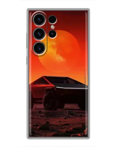 Чехол для Samsung Galaxy S23 Ultra с картинкой «Cybertruck на Марсе» Чехол для Samsung Galaxy S23 Ultra с картинкой «Cybertruck на Марсе»