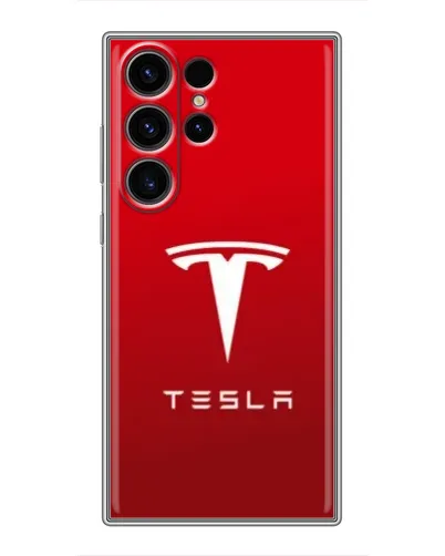 Чехол для Samsung Galaxy S23 Ultra с картинкой «Tesla Red Classic» Чехол для Samsung Galaxy S23 Ultra с картинкой «Tesla Red Classic»