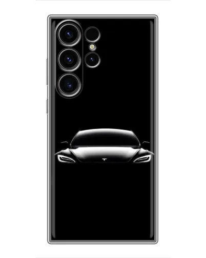 Чехол для Samsung Galaxy S23 Ultra с картинкой «Фары Tesla Night» Чехол для Samsung Galaxy S23 Ultra с картинкой «Фары Tesla Night»
