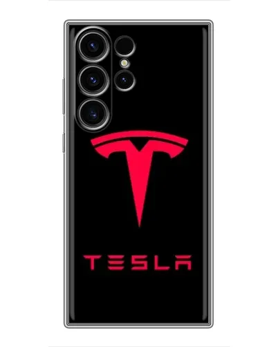 Чехол для Samsung Galaxy S23 Ultra с картинкой «Tesla Red Logo» Чехол для Samsung Galaxy S23 Ultra с картинкой «Tesla Red Logo»
