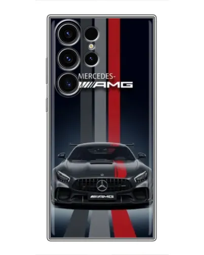 Чехол для Samsung Galaxy S23 Ultra с картинкой «Mercedes — белый карбон» Чехол для Samsung Galaxy S23 Ultra с картинкой «Mercedes — белый карбон»