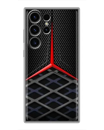 Чехол для Samsung Galaxy S23 Ultra с картинкой «Mercedes Carbon Grid» Чехол для Samsung Galaxy S23 Ultra с картинкой «Mercedes Carbon Grid»