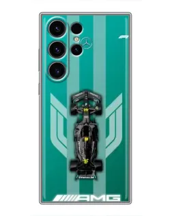 Чехол для Samsung Galaxy S23 Ultra с картинкой «Mercedes AMG Petronas»