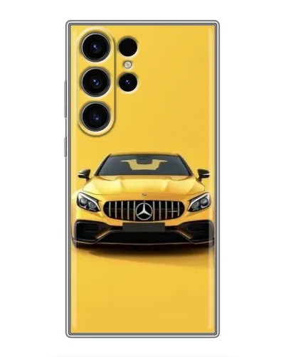 Чехол для Samsung Galaxy S23 Ultra с картинкой «Желтый Mercedes GT» Чехол для Samsung Galaxy S23 Ultra с картинкой «Желтый Mercedes GT»