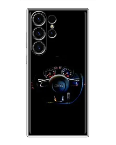 Чехол для Samsung Galaxy S23 Ultra с картинкой «Салон Audi — руль» Чехол для Samsung Galaxy S23 Ultra с картинкой «Салон Audi — руль»