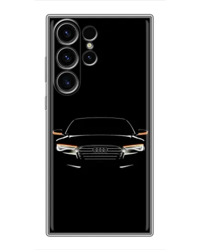 Чехол для Samsung Galaxy S23 Ultra с картинкой «Audi — ночной контур» Чехол для Samsung Galaxy S23 Ultra с картинкой «Audi — ночной контур»