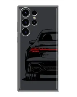 Чехол для Samsung Galaxy S23 Ultra с картинкой «Задняя часть Audi — арт»