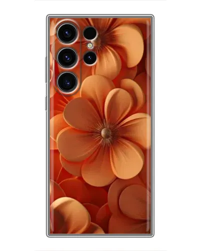 Чехол для Samsung Galaxy S23 Ultra с картинкой «Оранжевый макро цветок» Чехол для Samsung Galaxy S23 Ultra с картинкой «Оранжевый макро цветок»