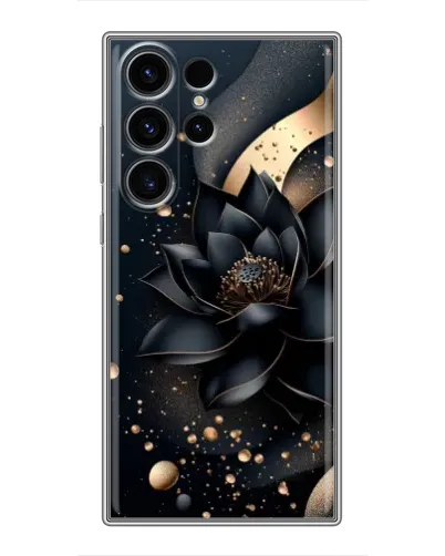 Чехол для Samsung Galaxy S23 Ultra с картинкой «Черный лотос» Чехол для Samsung Galaxy S23 Ultra с картинкой «Черный лотос»