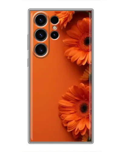 Чехол для Samsung Galaxy S23 Ultra с картинкой «Оранжевые герберы» Чехол для Samsung Galaxy S23 Ultra с картинкой «Оранжевые герберы»