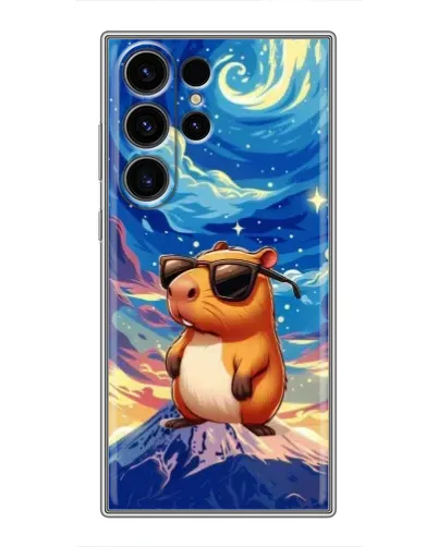 Чехол для Samsung Galaxy S23 Ultra с картинкой «Капибара Ван Гога»