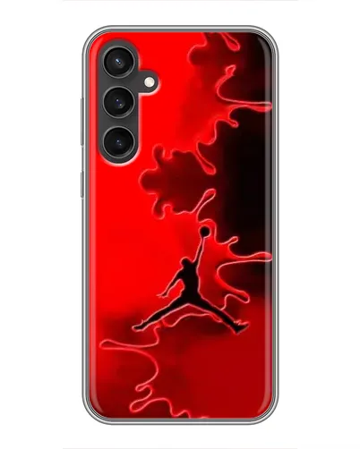 Чехол для Samsung Galaxy S23 с картинкой «Jordan Red Smoke»