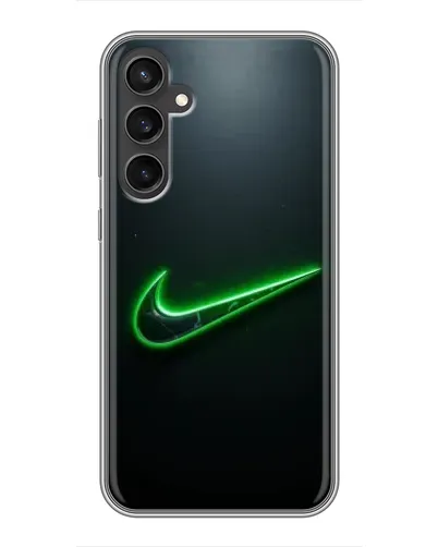 Чехол для Samsung Galaxy S23 с картинкой «Неоновый контур Nike» Чехол для Samsung Galaxy S23 с картинкой «Неоновый контур Nike»