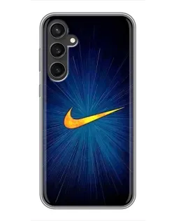 Чехол для Samsung Galaxy S23 с картинкой «Синий пульс Nike»