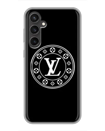 Чехол для Samsung Galaxy S23 с картинкой «LV — печать стиля»