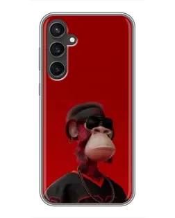 Чехол для Samsung Galaxy S23 с картинкой «Bored Ape в красном» Чехол для Samsung Galaxy S23 с картинкой «Bored Ape в красном»